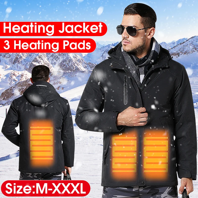 Winter Men USB Infrared Heating Ves Outdoor Waterproof Smart Electric Heating Jacket Thermostat Hooded Heating Jacket 3 colors
Winter Men USB Infrared Heating Ves Outdoor Waterproof Smart Electric Heating Jacket Thermostat Hooded Heating Jacket 3 colors