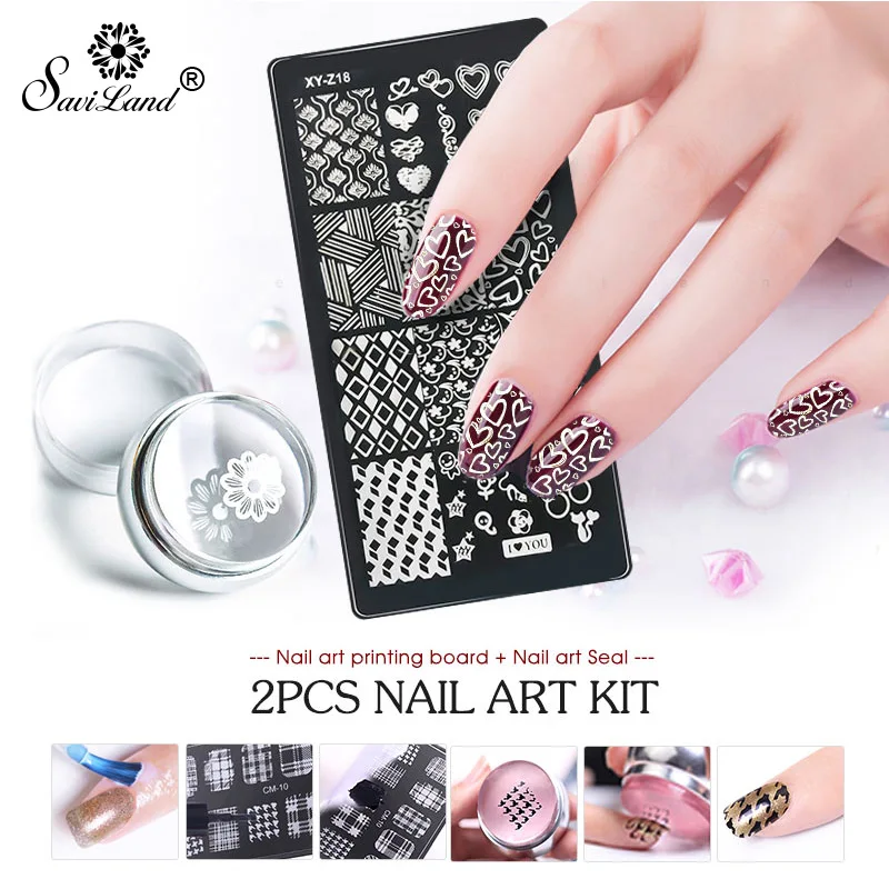Saviland 3D DIY Nail Designs Manicure Stamp Plate with Clear Jelly Stamper Scrapper Chess Silicone Set Nail Art Image Plate Kit
Saviland 3D DIY Nail Designs Manicure Stamp Plate with Clear Jelly Stamper Scrapper Chess Silicone Set Nail Art Image Plate Kit