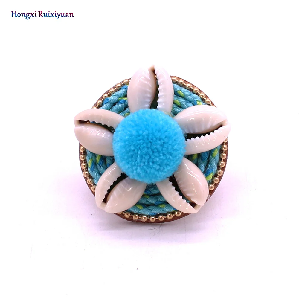 Shell ring fashion bohemian rings for women handmade beach shell flowers exquisite ring charm hair ball leather ring jewelry
Shell ring fashion bohemian rings for women handmade beach shell flowers exquisite ring charm hair ball leather ring jewelry