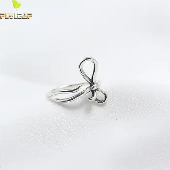 Flyleaf 925 Sterling Silver Rings For Women Bow Ribbon Creative Simple High Quality Femme Fashion Fine Jewelry Open Ring Vintage
Flyleaf 925 Sterling Silver Rings For Women Bow Ribbon Creative Simple High Quality Femme Fashion Fine Jewelry Open Ring Vintage