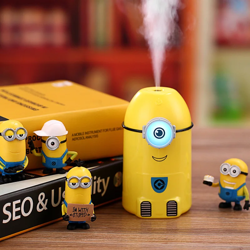 Mini Minions Air Humidifier for Car and Home Using Household Mist Maker USB Diffuser Water Spreyer
Mini Minions Air Humidifier for Car and Home Using Household Mist Maker USB Diffuser Water Spreyer