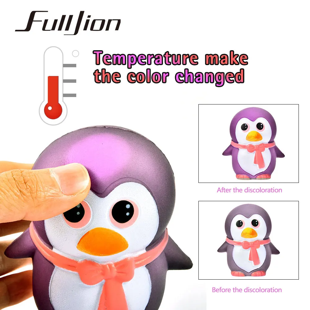 Fulljion Squishy Penguin Temperature Color Change Surprise Stress Relief Toy Gags Practical Jokes Funny Gadgets Fun
Fulljion Squishy Penguin Temperature Color Change Surprise Stress Relief Toy Gags Practical Jokes Funny Gadgets Fun