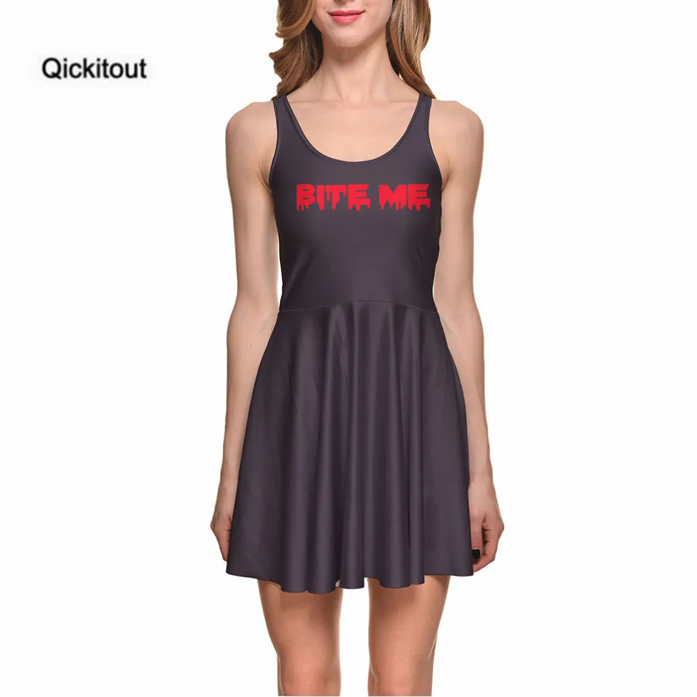 Qickitout Dress NEW Arrival Hot Sales Women's Bite Me Dress Digital Printing SKATER DRESS Vestido Plus Size Free Shoping
Qickitout Dress NEW Arrival Hot Sales Women's Bite Me Dress Digital Printing SKATER DRESS Vestido Plus Size Free Shoping