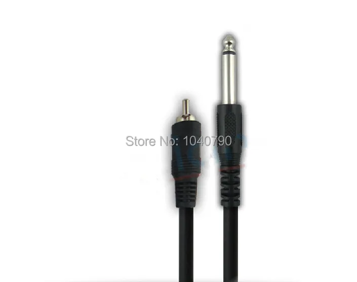Two core 6.3/6.35/6.3 mono to Lotus RCA Audio line connecting Audio and video signal transmission line 1M 3.2ft
Two core 6.3/6.35/6.3 mono to Lotus RCA Audio line connecting Audio and video signal transmission line 1M 3.2ft