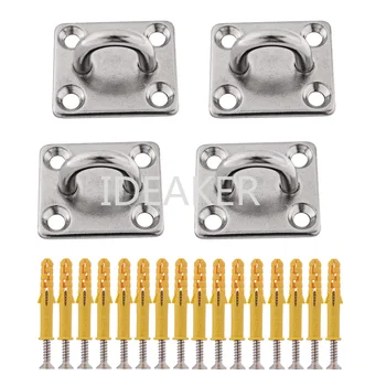 3PCS 304 Stainless Steel M5 Ring Square Sail Shade Pad Eye Plate Marine Boat Rigging with Self-tapping Screws
3PCS 304 Stainless Steel M5 Ring Square Sail Shade Pad Eye Plate Marine Boat Rigging with Self-tapping Screws