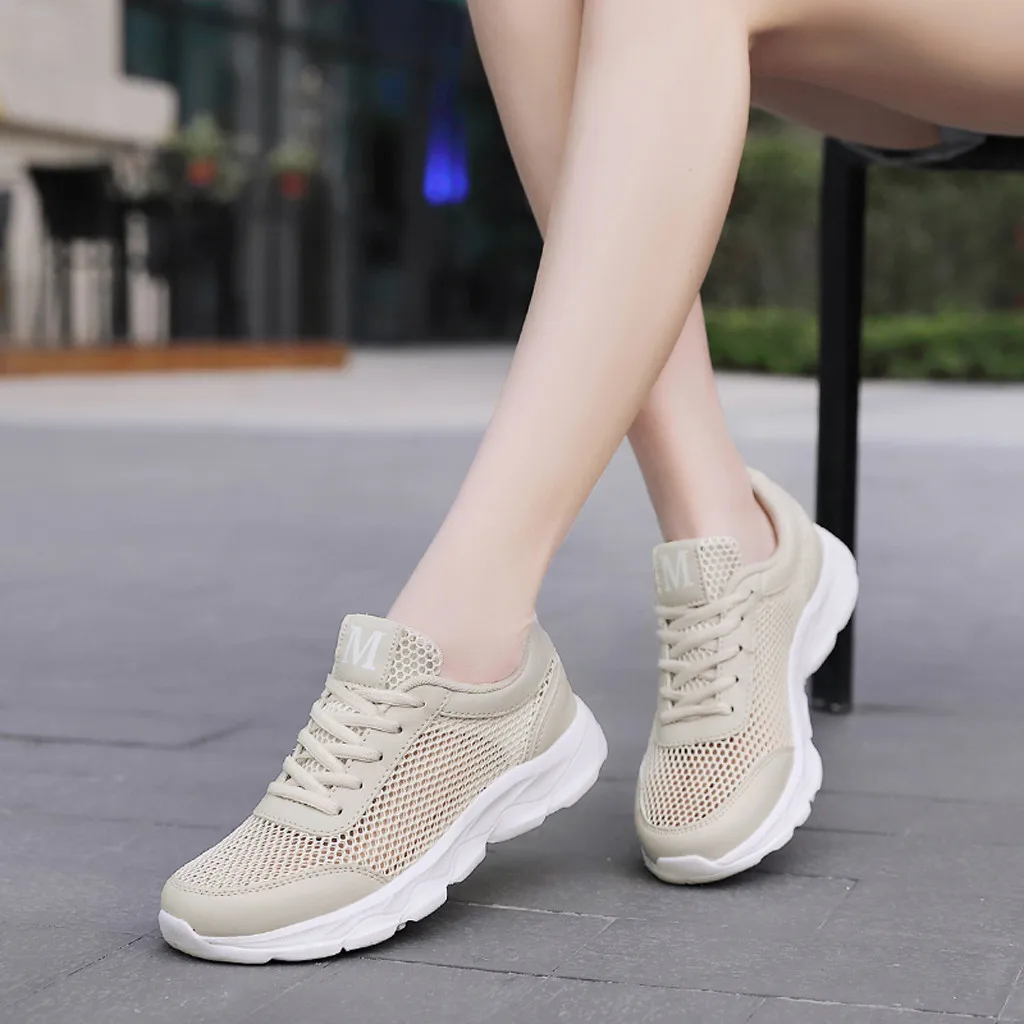 YOUYEDIAN Walking mesh lace up flat shoes sneakers women Mesh Casual Breathable Sneakers Vulcanize Shoes For Summer #502g30
YOUYEDIAN Walking mesh lace up flat shoes sneakers women Mesh Casual Breathable Sneakers Vulcanize Shoes For Summer #502g30