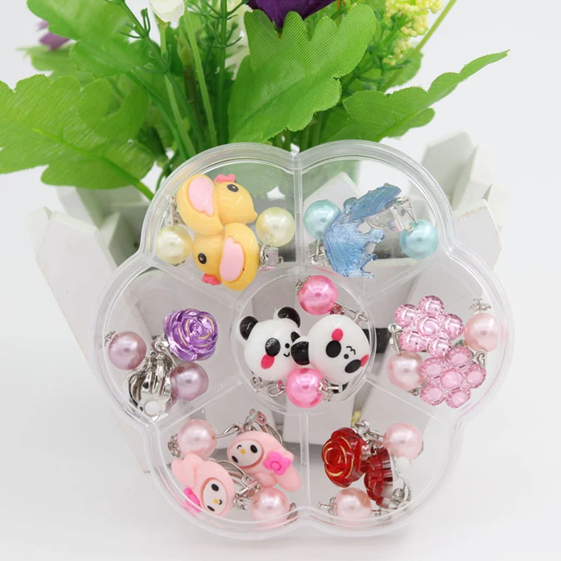Candy Color Fruit Shape Cute Children's Baby Girl Earrings kids Ear Clip no Pierced Party Lovely Jewelry Gift 7 Pairs/lot Box
Candy Color Fruit Shape Cute Children's Baby Girl Earrings kids Ear Clip no Pierced Party Lovely Jewelry Gift 7 Pairs/lot Box