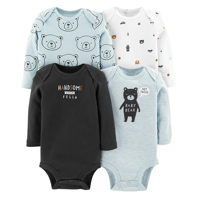 4 Pieces/Lot Baby Bodysuits 2019 Autumn Quality baby girl clothes Soft Cotton Long Sleeves Cartoon Bebe boys clothing Jumpsuit
4 Pieces/Lot Baby Bodysuits 2019 Autumn Quality baby girl clothes Soft Cotton Long Sleeves Cartoon Bebe boys clothing Jumpsuit