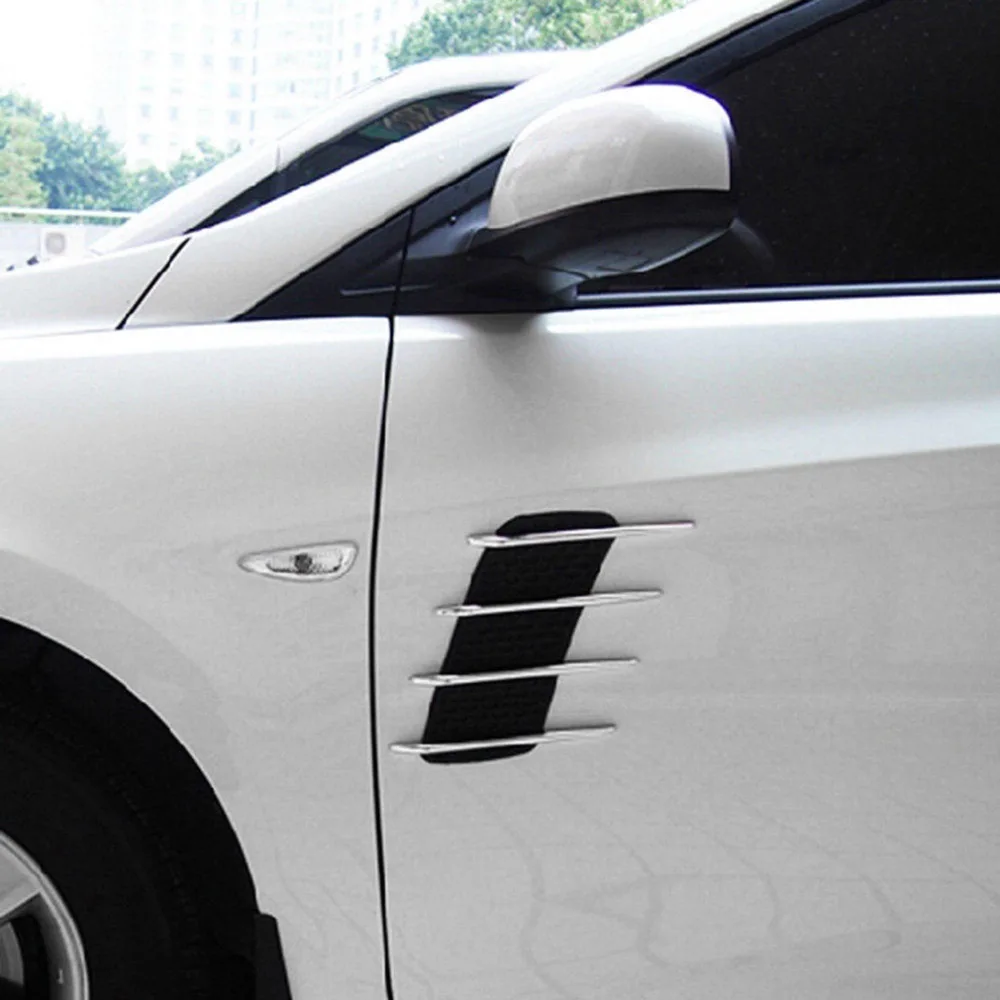 2Pcs Shark Gills 3D Vent Air Flow Fender Chrome Alloy Metal Sticker Decal Car or Truck Custom Stickers Car-styling Drop Shipping
2Pcs Shark Gills 3D Vent Air Flow Fender Chrome Alloy Metal Sticker Decal Car or Truck Custom Stickers Car-styling Drop Shipping