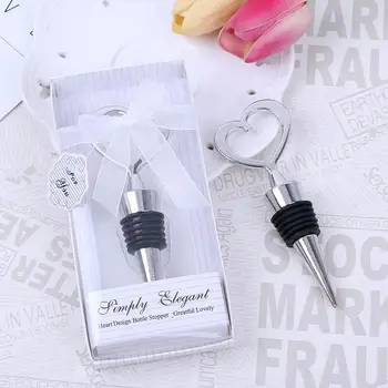 Wedding Party Favor Giveaways Elegant Heart Shaped Twist Red Wine Stopper With Retail Box LX4403
Wedding Party Favor Giveaways Elegant Heart Shaped Twist Red Wine Stopper With Retail Box LX4403