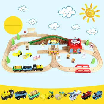 80PCS Machine Room Track Train Toy Set Variety Wooden Train Track Magnetic Slot Diecast Train Railway Children's Toys Gifts
80PCS Machine Room Track Train Toy Set Variety Wooden Train Track Magnetic Slot Diecast Train Railway Children's Toys Gifts