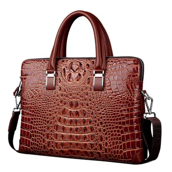 Luxury Limited Edition Alligator Pattern Genuine Leather Briefcase Fashion Cowhide Men Handbag
Luxury Limited Edition Alligator Pattern Genuine Leather Briefcase Fashion Cowhide Men Handbag