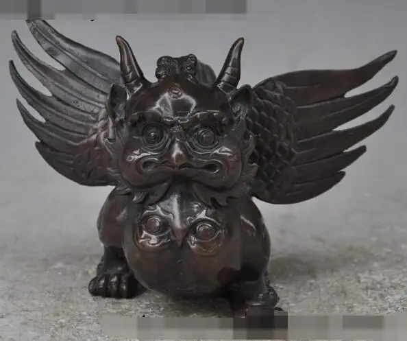 S01605 6"Tibet Buddhism Bronze Fly Bird Winged Garuda Redpoll Buddha Lion beast Statue (B0328)
S01605 6"Tibet Buddhism Bronze Fly Bird Winged Garuda Redpoll Buddha Lion beast Statue (B0328)