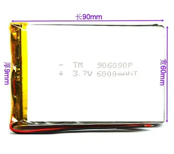 Charge battery monitor monitor miner's LED 6000MAH large capacity 906090 3.7V polymer lithium battery
Charge battery monitor monitor miner's LED 6000MAH large capacity 906090 3.7V polymer lithium battery