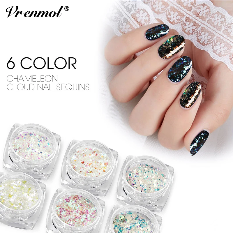 Vrenmol Irregular Chameleon Sequins Nail Glitter Paillette Colorful Nail Flakies Powder Manicure Tips Decoration
Vrenmol Irregular Chameleon Sequins Nail Glitter Paillette Colorful Nail Flakies Powder Manicure Tips Decoration