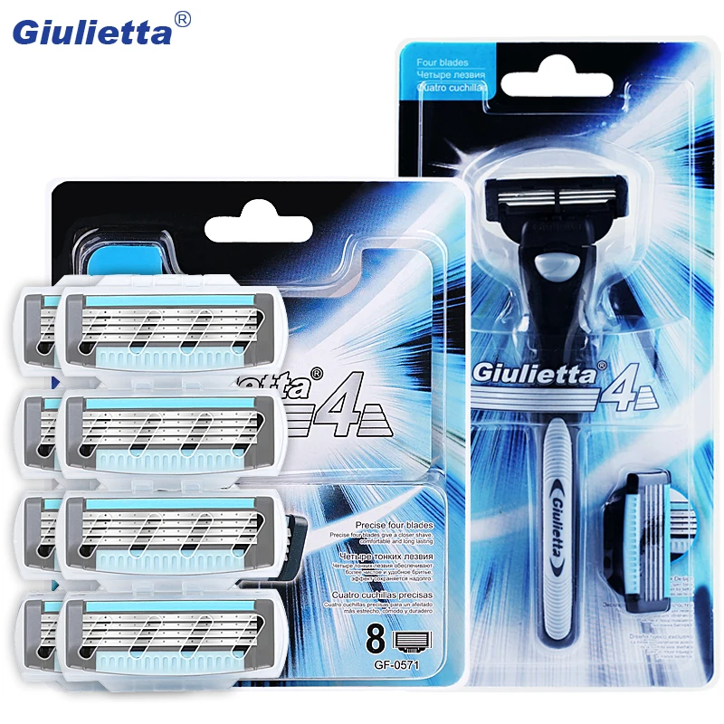 Giulietta Manual Razor Professional Men's Set with Spare Shaving Blade Compatible with mache 3,1PCS Handle+ 10PCS Razor Blades
Giulietta Manual Razor Professional Men's Set with Spare Shaving Blade Compatible with mache 3,1PCS Handle+ 10PCS Razor Blades
