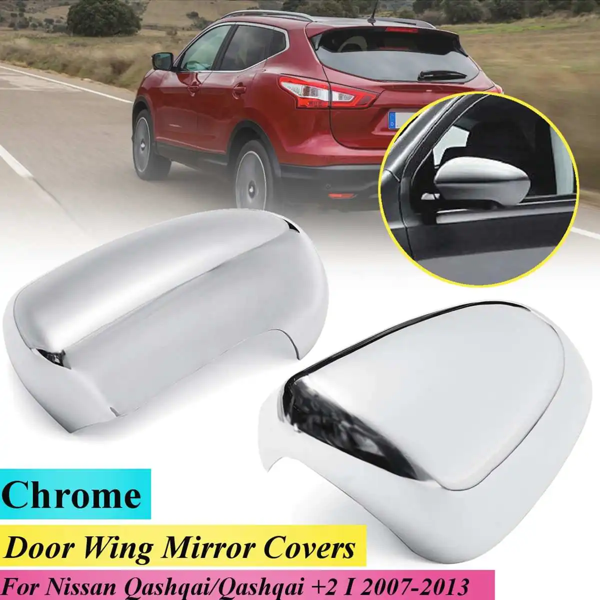 For Nissan Qashqai 2007 2008 2009 2010 2011 2012 2013 Pair Abs Chromed Side Wing Door Rearview Mirror Cover Trim Car Accessories
For Nissan Qashqai 2007 2008 2009 2010 2011 2012 2013 Pair Abs Chromed Side Wing Door Rearview Mirror Cover Trim Car Accessories