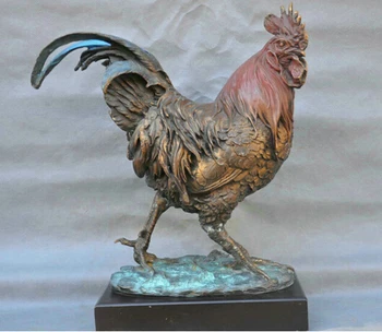 WBY---503+++Beautiful Art Decoration Chicken Rooster Bronze Statue Cock Figurine
WBY---503+++Beautiful Art Decoration Chicken Rooster Bronze Statue Cock Figurine