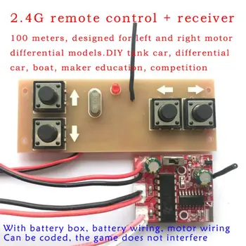 4-channel 2.4G Remote Control Receiver Module Kit Circuit Board For RC Model Car
4-channel 2.4G Remote Control Receiver Module Kit Circuit Board For RC Model Car