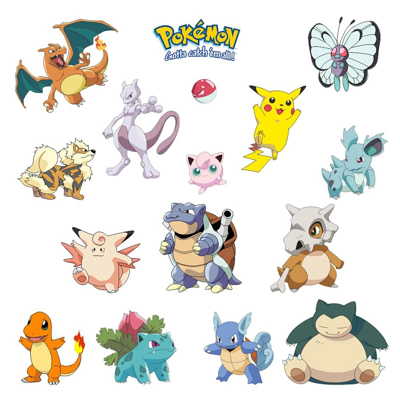 Cute Pikachu Pokemon Wall Sticker Removable Stickers PVC Material Modern DIY for Kids Rooms study Living Room Decoration
Cute Pikachu Pokemon Wall Sticker Removable Stickers PVC Material Modern DIY for Kids Rooms study Living Room Decoration