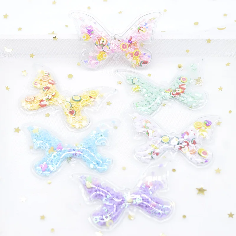 6Pcs Transparent Plastic Filling Sequins Appliques Butterfly Patches for DIY Crafts Cake Topper Decor Headwear Hair Clips H45
6Pcs Transparent Plastic Filling Sequins Appliques Butterfly Patches for DIY Crafts Cake Topper Decor Headwear Hair Clips H45
