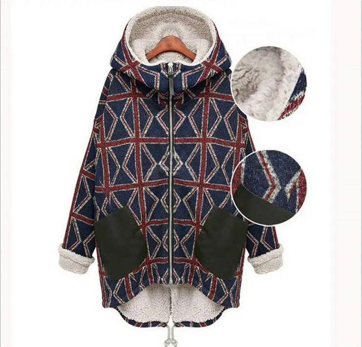 Hoodies Sweatshirts Women Winter Coats 2019 Autumn new casual hooded plaid clothes shirt plus warm cashmere zip Long jacket
Hoodies Sweatshirts Women Winter Coats 2019 Autumn new casual hooded plaid clothes shirt plus warm cashmere zip Long jacket