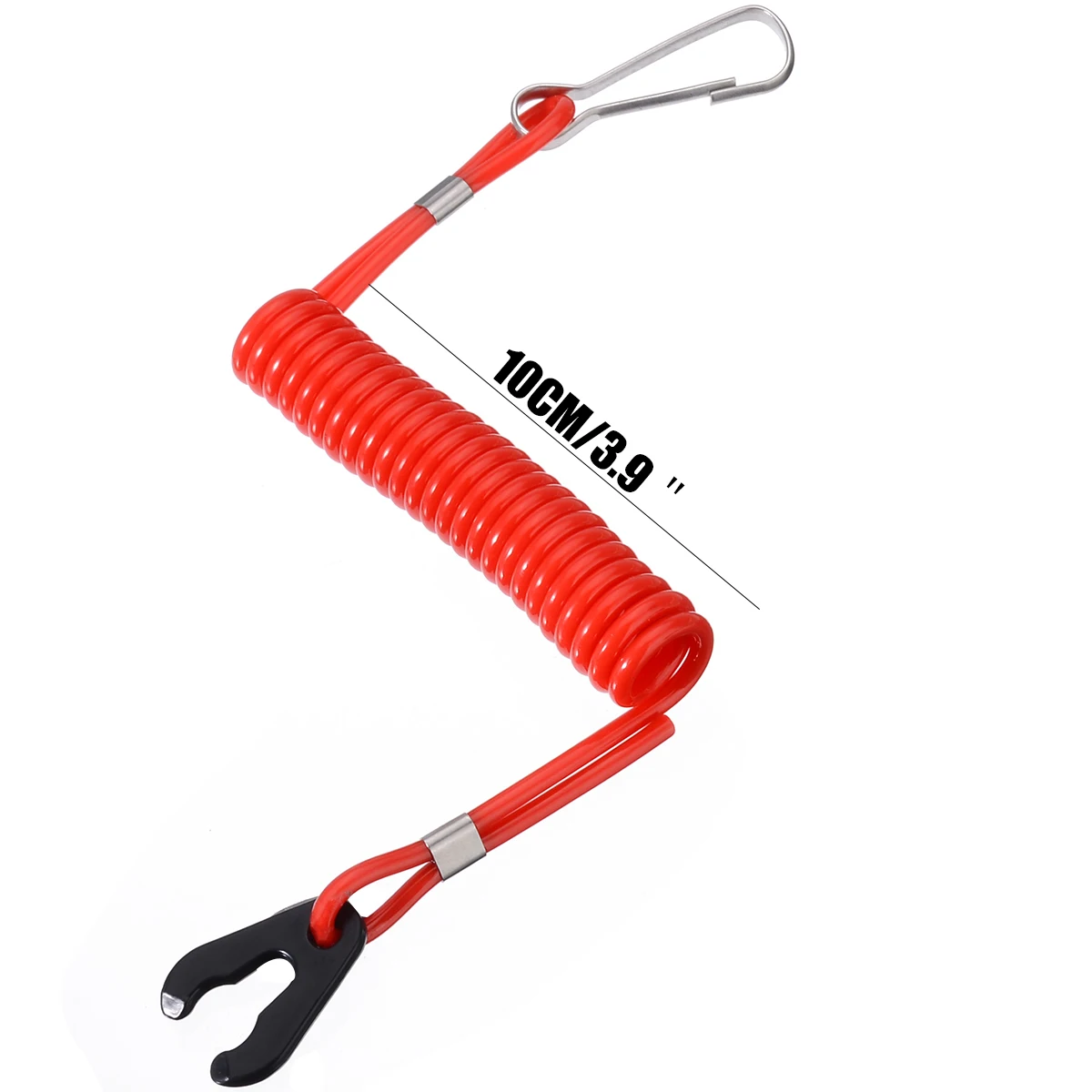 Boat Motor Kill Stop Key Rope Outboard stop Kill Switch Cut off Switches Switch & Safety Tether Lanyard Plastic for Yamaha Honda