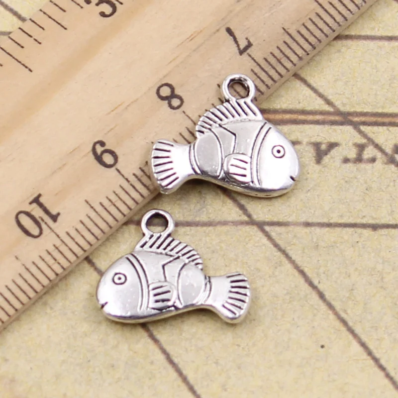 10pcs/lot Charms lovely fish 17x14mm Tibetan Silver Pendants Crafts Making Findings Handmade Antique Jewelry DIY for Necklace 
10pcs/lot Charms lovely fish 17x14mm Tibetan Silver Pendants Crafts Making Findings Handmade Antique Jewelry DIY for Necklace