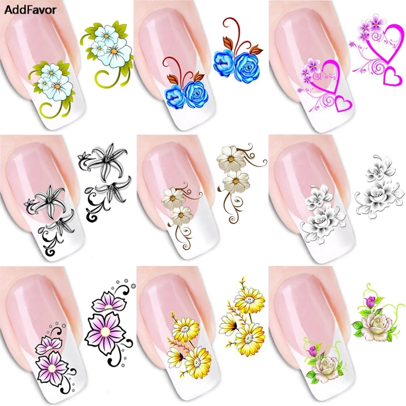 AddFavor 2 Sheet Nail Art Stickers Flower Butterfly Long Vine Decals Decorations Manicure DIY Wraps Tools Nail Accessories
AddFavor 2 Sheet Nail Art Stickers Flower Butterfly Long Vine Decals Decorations Manicure DIY Wraps Tools Nail Accessories