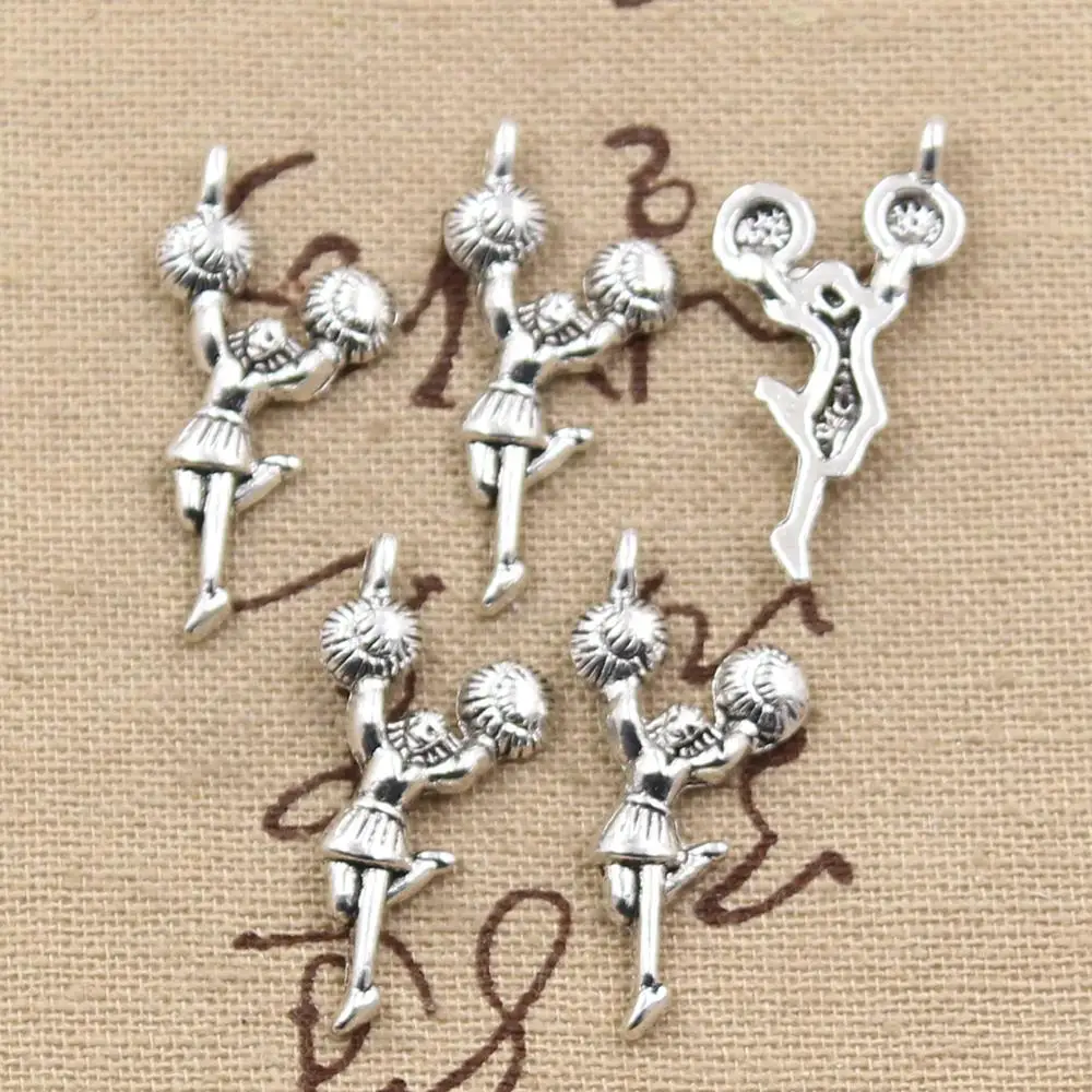 20pcs Charms cheer cheerleader 29x14mm Antique Making pendant fit,Vintage Tibetan Silver Bronze,DIY bracelet necklace
20pcs Charms cheer cheerleader 29x14mm Antique Making pendant fit,Vintage Tibetan Silver Bronze,DIY bracelet necklace