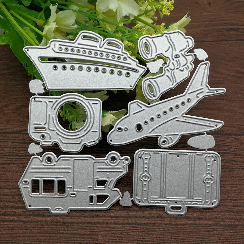 Travel Metal Cutting Dies Stencils Scrapbooking Decorative Embossing Folder Carbon Steel Paper Card DIY Die Cuts
Travel Metal Cutting Dies Stencils Scrapbooking Decorative Embossing Folder Carbon Steel Paper Card DIY Die Cuts