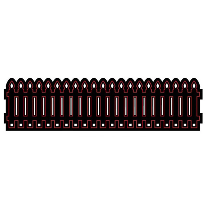 GJCrafts Picket Fence Border Dies Metal Cutting Dies New 2019 for Scrapbooking DIY Album Embossing Paper Craft Die Cut
GJCrafts Picket Fence Border Dies Metal Cutting Dies New 2019 for Scrapbooking DIY Album Embossing Paper Craft Die Cut