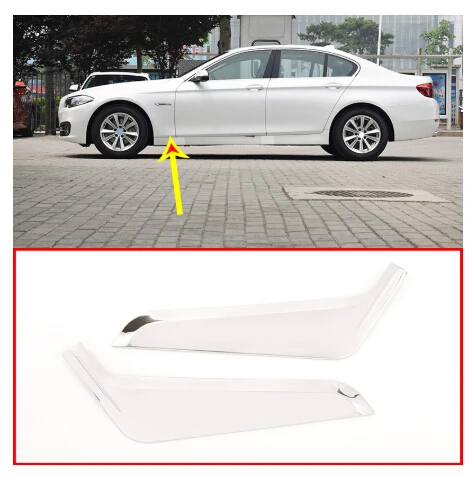 2pcs Chrome Stainless Steel Car Side Fender Trim For BMW 5 Series F10 520li 525li 530 535li 2011-2017 Accessories
2pcs Chrome Stainless Steel Car Side Fender Trim For BMW 5 Series F10 520li 525li 530 535li 2011-2017 Accessories