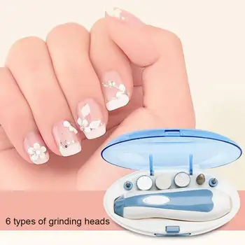 Electric File Manicure Machine Set Grinding Assembling Includes Callus Remover Nail Buffer Polisher With Travel Case 6Pcs Bits
Electric File Manicure Machine Set Grinding Assembling Includes Callus Remover Nail Buffer Polisher With Travel Case 6Pcs Bits