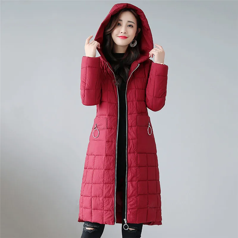 Outerwear 2018 Women Coat Winter Cotton Jacket Fashion New Mediun Long Parkas Slim Hooded Thin Light Female Cotton Jacket DT0259
Outerwear 2018 Women Coat Winter Cotton Jacket Fashion New Mediun Long Parkas Slim Hooded Thin Light Female Cotton Jacket DT0259