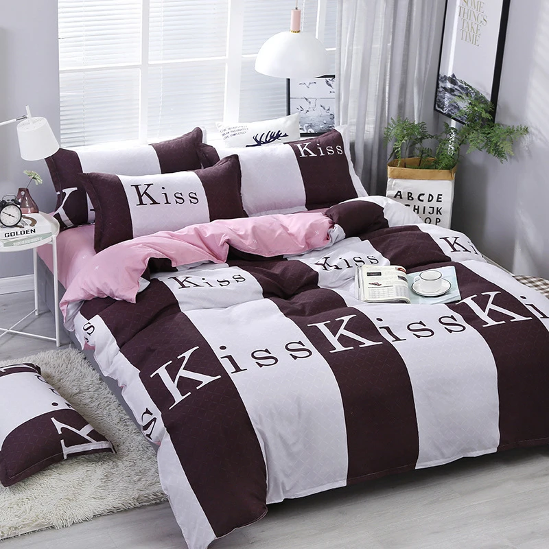 Four-Piece Home Textile Bed Quilt Cover Set Personalized Fashion Duvet Cover Series Printing Process Bedding 4 Size kit
Four-Piece Home Textile Bed Quilt Cover Set Personalized Fashion Duvet Cover Series Printing Process Bedding 4 Size kit