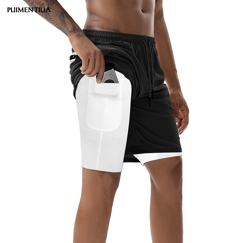 Puimentiua 2019 Men's 2 in 1 Running Shorts Quick Drying Training Exercise Cycling Jogging Shorts with Longer Liner Fitness Male
Puimentiua 2019 Men's 2 in 1 Running Shorts Quick Drying Training Exercise Cycling Jogging Shorts with Longer Liner Fitness Male