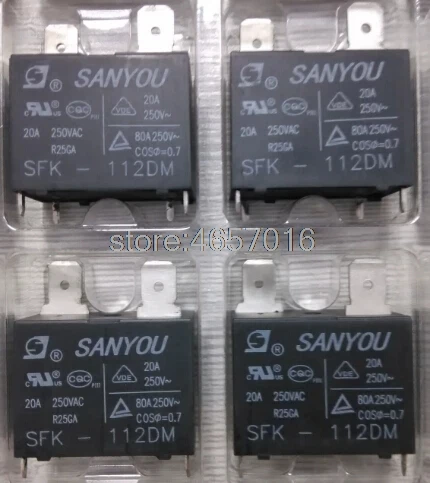 50 шт./лот SANYOU SFK-112DM реле кондиционирования воздуха 20A 250VAC new в наличии ~ |
