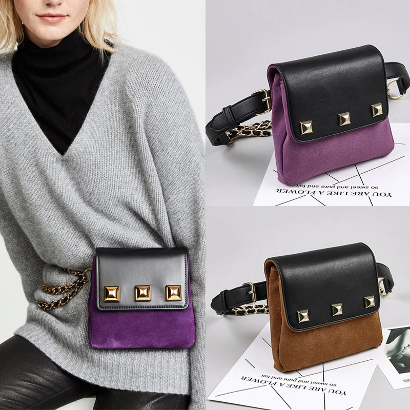 CCRXRQ Fashion Women Waist Bags Brand Design PU Leather Belt Bag Casual Lady Rivet Crossbody Chest Bag Female Shoulder Bags Hot
CCRXRQ Fashion Women Waist Bags Brand Design PU Leather Belt Bag Casual Lady Rivet Crossbody Chest Bag Female Shoulder Bags Hot