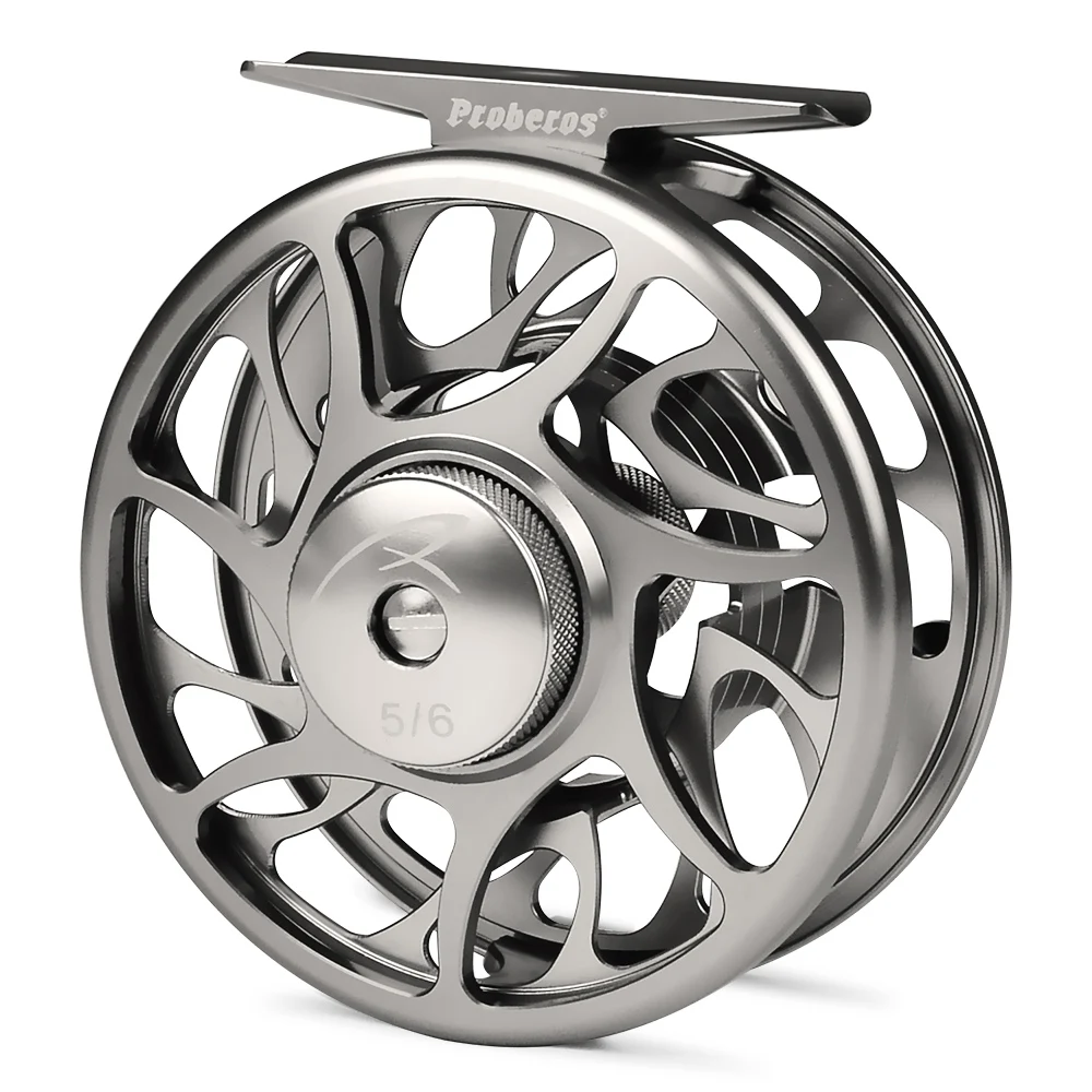 Fly Fishing Wheel PRO BEROS Aluminum Fly Reel CNC Machine Cut Large Arbor Die Casting 5/6-7/8-9/11 WT Fly Fishing Reel
Fly Fishing Wheel PRO BEROS Aluminum Fly Reel CNC Machine Cut Large Arbor Die Casting 5/6-7/8-9/11 WT Fly Fishing Reel