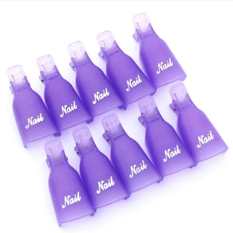 10PC Nail Art Plastic Gel Nail Polish Remover Soak Off Cap Clip UV Gel Polish Wrap Tool for removal of varnish
10PC Nail Art Plastic Gel Nail Polish Remover Soak Off Cap Clip UV Gel Polish Wrap Tool for removal of varnish