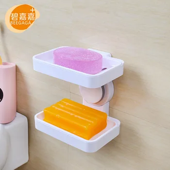 Silicone Suction Cup Double Layers Plastic Soap Holder Bathroom Storage Organizers Soap Boxes Soap Dishes
Silicone Suction Cup Double Layers Plastic Soap Holder Bathroom Storage Organizers Soap Boxes Soap Dishes