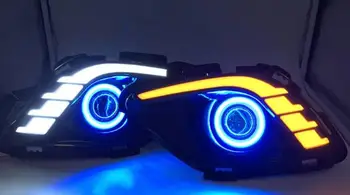 eOsuns COB Angel eye + LED daytime running light DRL+ Fog Lamp with Projector Lens+ turn signal + night light for Mazda 6 atenza
eOsuns COB Angel eye + LED daytime running light DRL+ Fog Lamp with Projector Lens+ turn signal + night light for Mazda 6 atenza