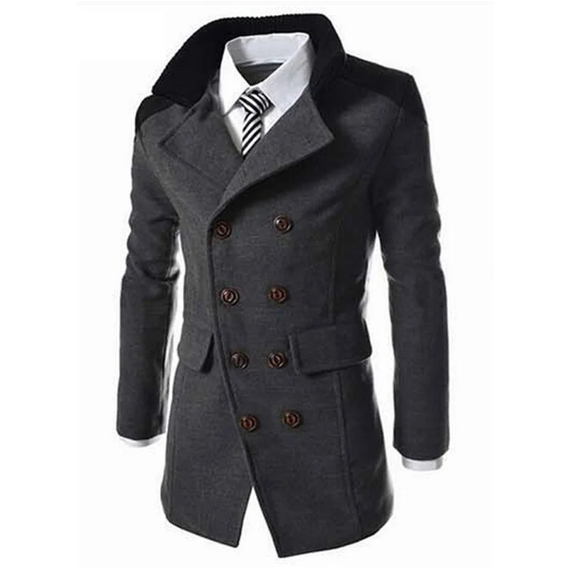 Hot Sale Autumn Long Wool Coat Men Fashion Turn-down Collar Wool Blend Double Breasted Coat Jacket Men Brand Overcoats J-M7
Hot Sale Autumn Long Wool Coat Men Fashion Turn-down Collar Wool Blend Double Breasted Coat Jacket Men Brand Overcoats J-M7