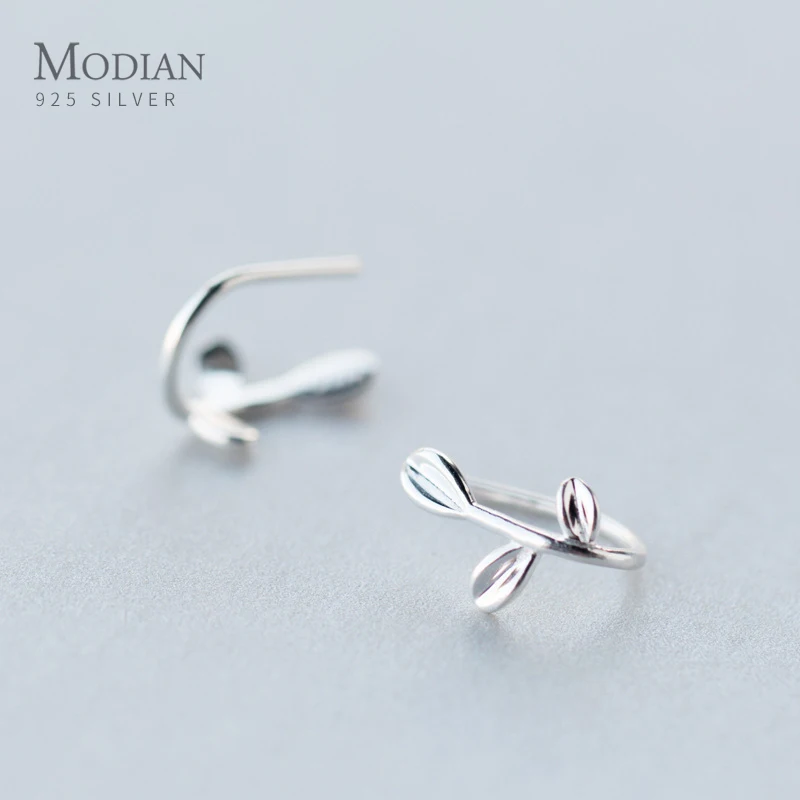 Modian Trendy Tiny Simple Tree Leaf Charm Jewelry Classic 925 Sterling Silver Round Stud Earrings For Women Silver Jewelry Gift
Modian Trendy Tiny Simple Tree Leaf Charm Jewelry Classic 925 Sterling Silver Round Stud Earrings For Women Silver Jewelry Gift