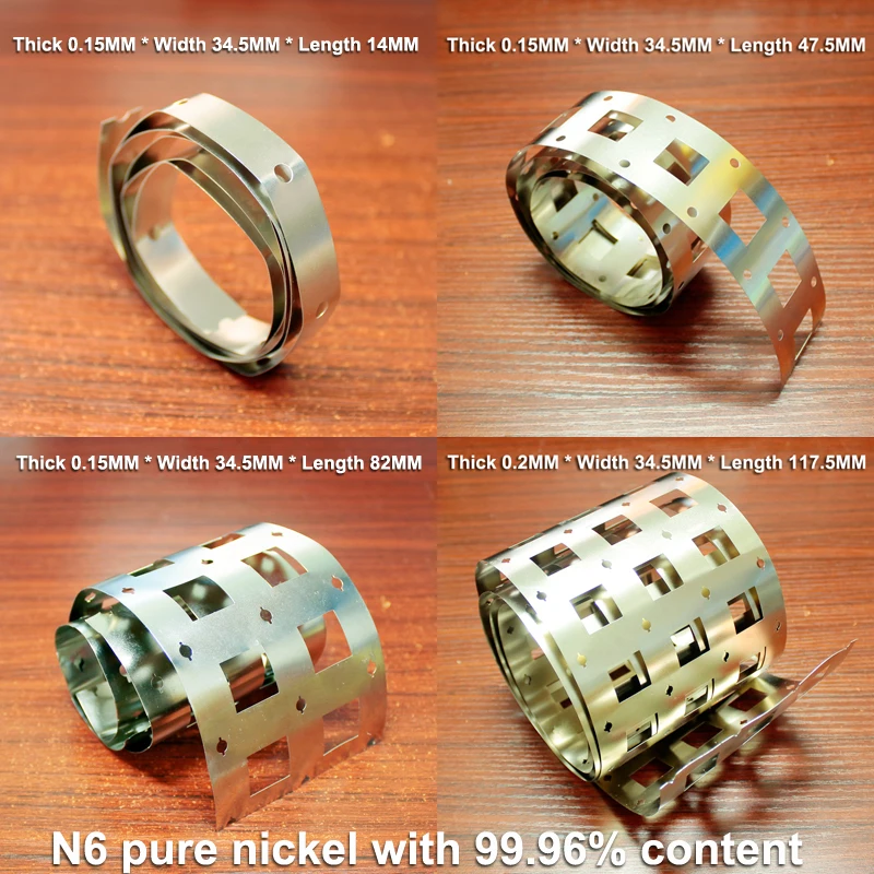 1kg 32650 power lithium battery pure nickel with 99.96% low internal resistance connecting piece anti-corrosion and anti-rust
1kg 32650 power lithium battery pure nickel with 99.96% low internal resistance connecting piece anti-corrosion and anti-rust