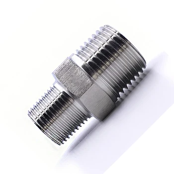 304 Stainless Steel 3/4" BSP Male To 1" BSP Male Thread Hex Nipple Threaded High Pressure CNC Pipe Fitting Connector
304 Stainless Steel 3/4" BSP Male To 1" BSP Male Thread Hex Nipple Threaded High Pressure CNC Pipe Fitting Connector
