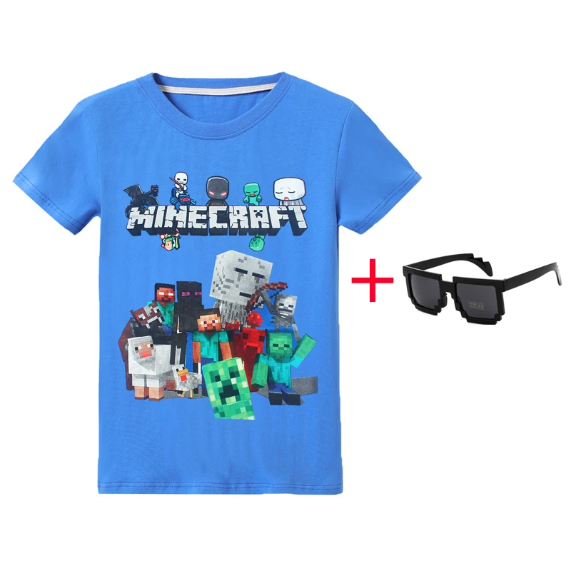 6-14 Years Children Summer Cartoon Funny T-shirt For Kids 3D Minecraft Print T Shirt Clothes Boy Girl White Tee Tops Costume
6-14 Years Children Summer Cartoon Funny T-shirt For Kids 3D Minecraft Print T Shirt Clothes Boy Girl White Tee Tops Costume