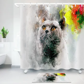 Oil Painting Shower Curtain Environmental Protection Polyester High Quality Washable Bathroom Decoration Shower Curtain
Oil Painting Shower Curtain Environmental Protection Polyester High Quality Washable Bathroom Decoration Shower Curtain