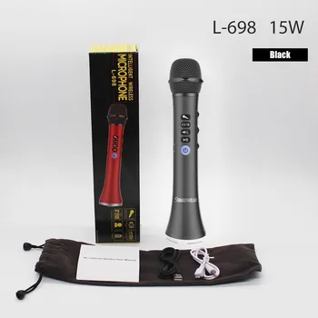 Portable Microphone L698 15w Speaker Wireless Microphone Household Ktv Outdoors Mobile Phone Bluetooth Audio Cara Ok Machine
Portable Microphone L698 15w Speaker Wireless Microphone Household Ktv Outdoors Mobile Phone Bluetooth Audio Cara Ok Machine